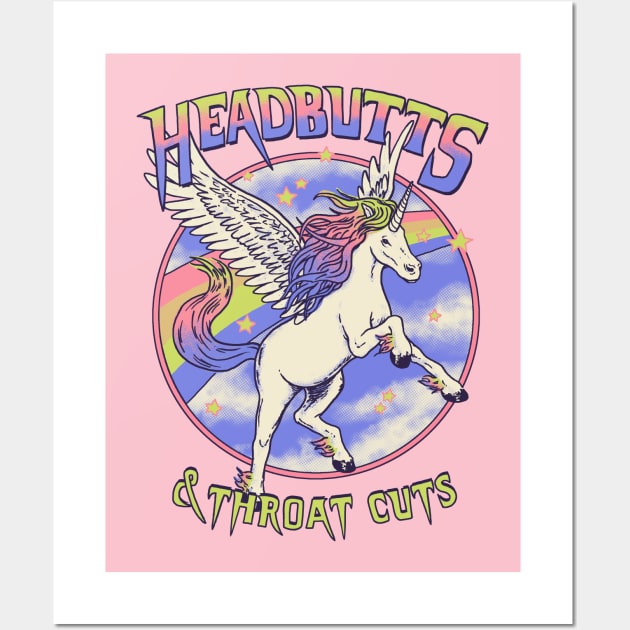 Headbutts & Throat Cuts Wall Art by Hillary White Rabbit